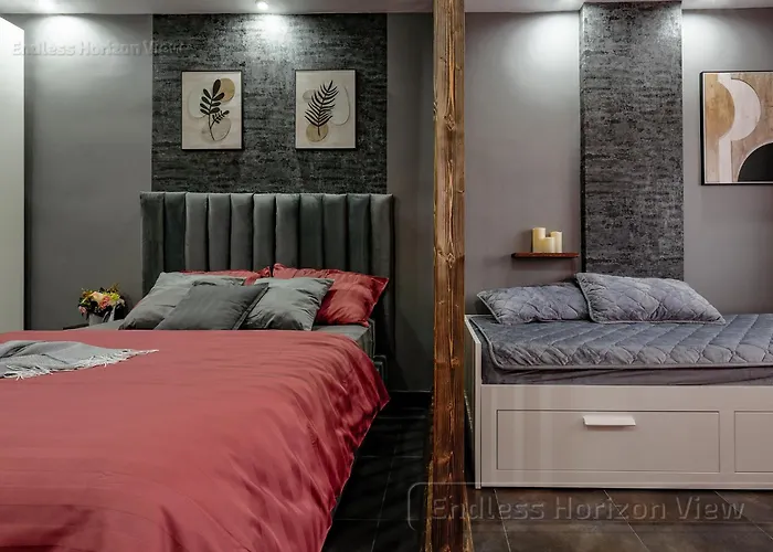 Daire Endless Horizon View - Free Private Parking Including & Guest Bonus *